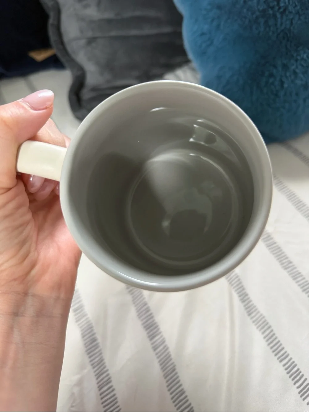 Cream Ceramic Dachshund Mug 18oz